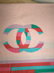 Chanel Cashmere Pink Scarf