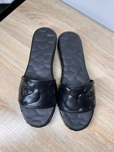 Valentino PVC Black Sandals,41