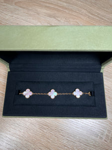 Van Cleef & Arpels Vintage Alhambra Mother of Pearl Bracelet, One Size