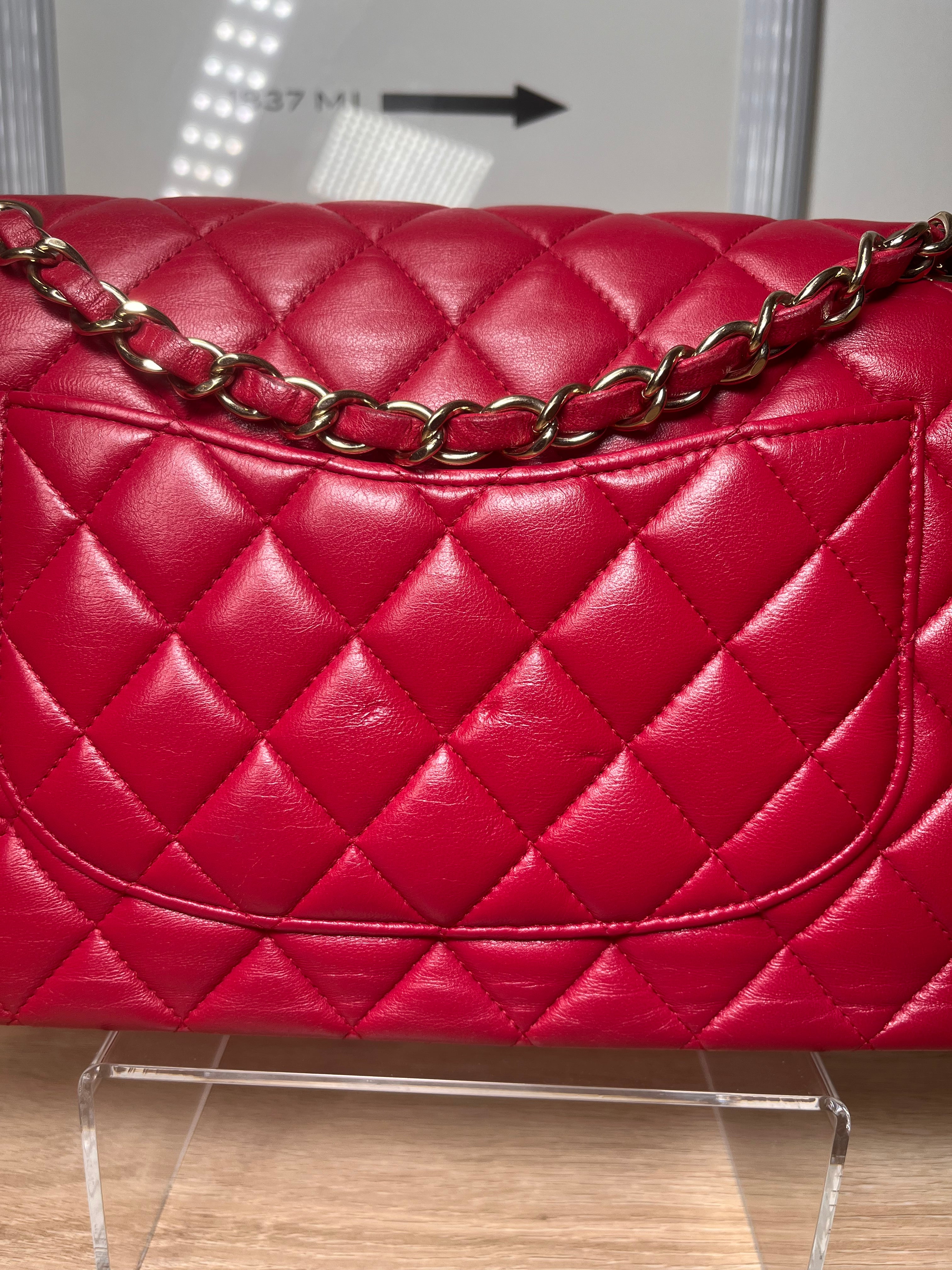 Chanel Double Flap Bubble Gum Pink Handbag, Medium