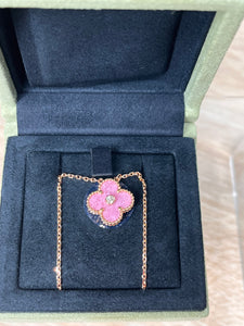 Van Cleef & Arpels - Holiday 2021 Limited Edition Pink Necklace