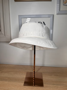 Chanel Bucket Hat White Hat, Large