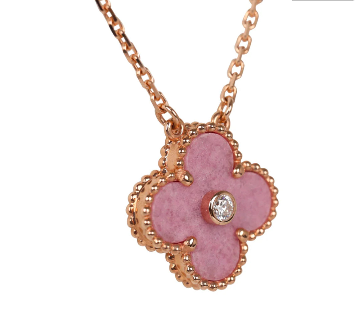 Van Cleef & Arpels - Holiday 2021 Limited Edition Pink Necklace