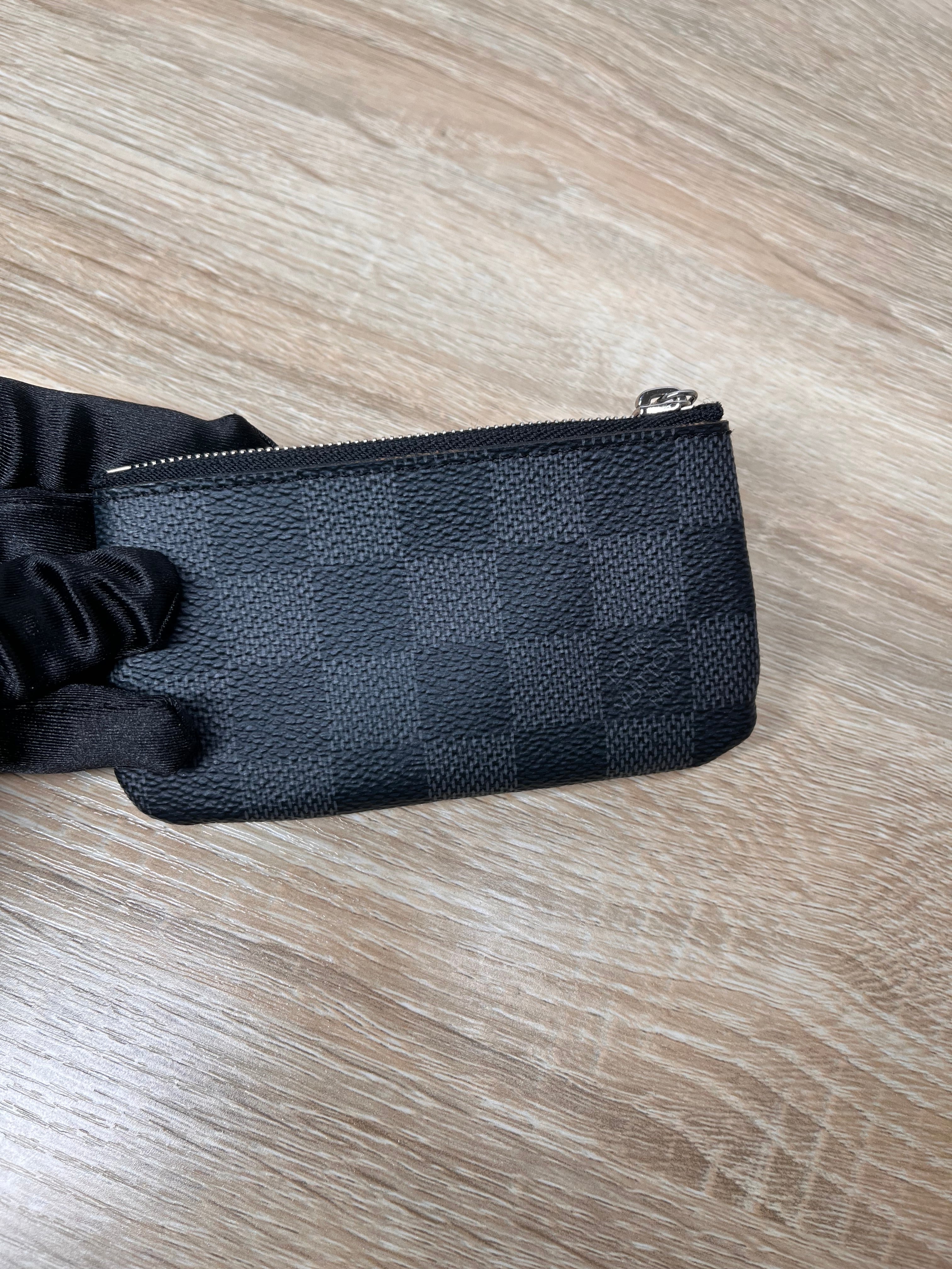 Louis Vuitton Damier Graphite Key Pouch, One Size