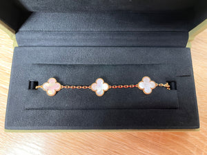 Van Cleef & Arpels Vintage Alhambra Mother of Pearl Bracelet, One Size