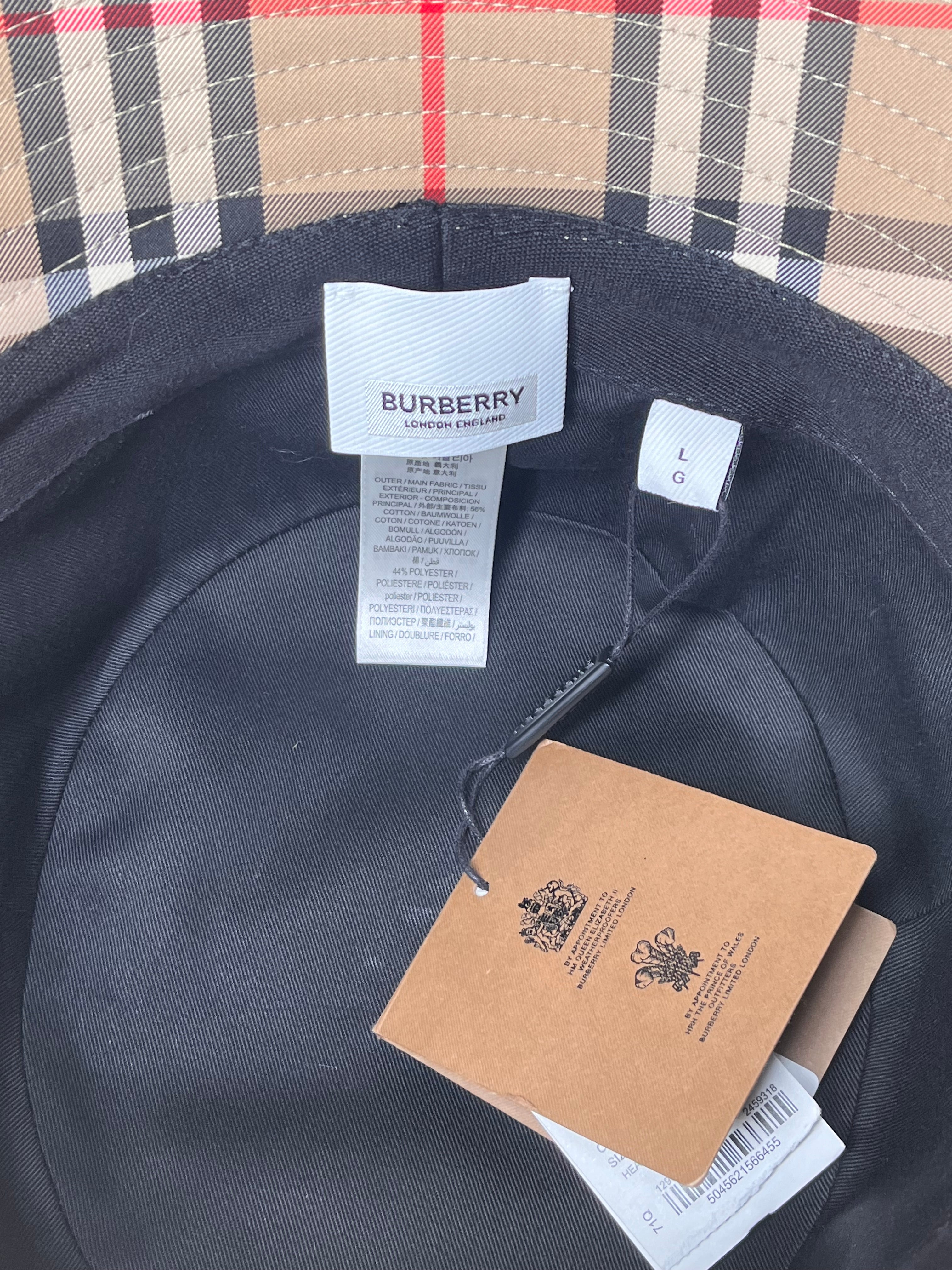 Burberry Bucket Hat, Large