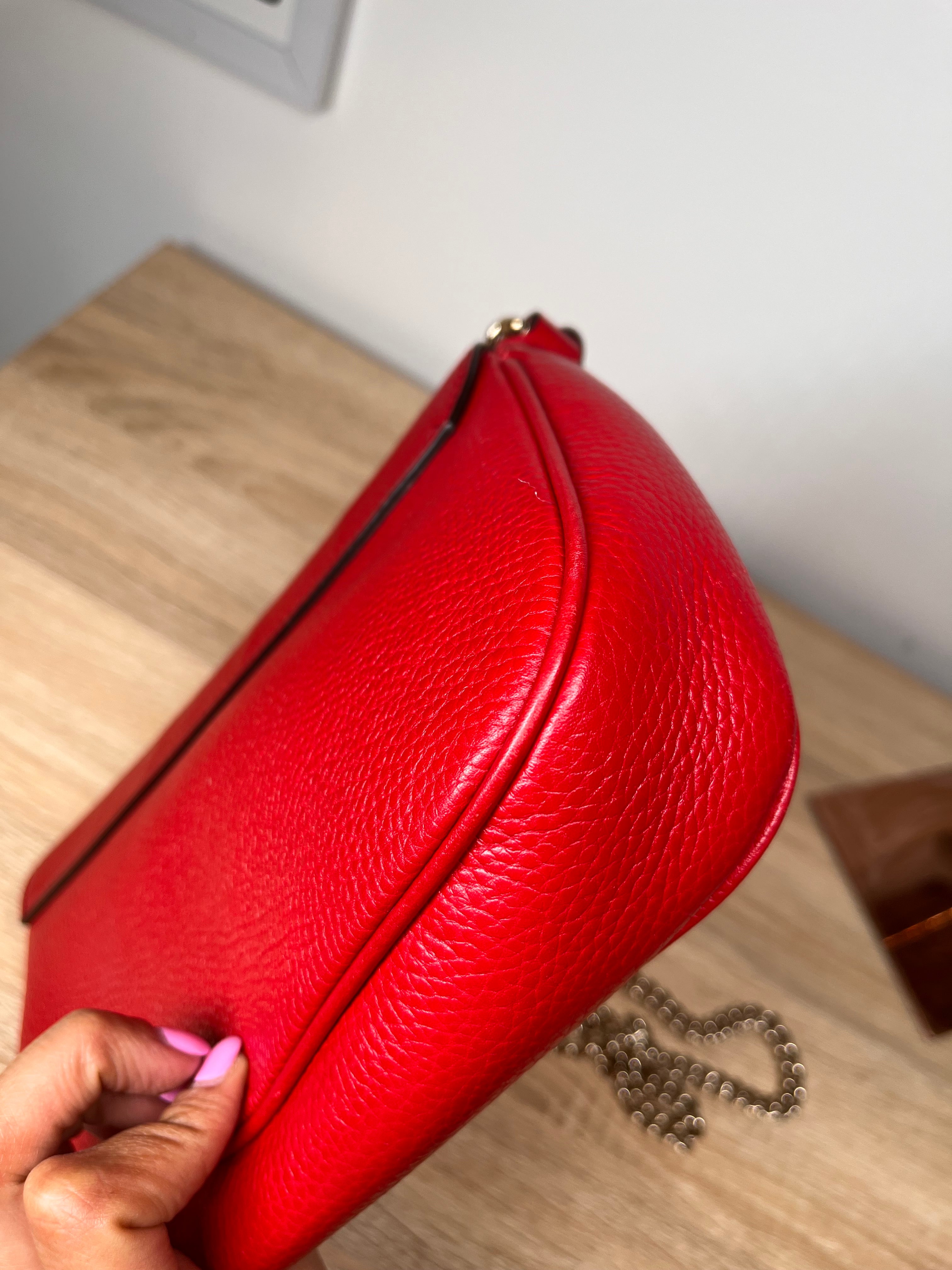 Gucci Soho Red Handbag, Medium